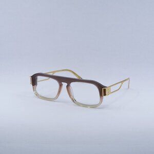 🕶️ New Marni BURULLUS X2P Eyeglasses - Brown Fade/Gold Frame